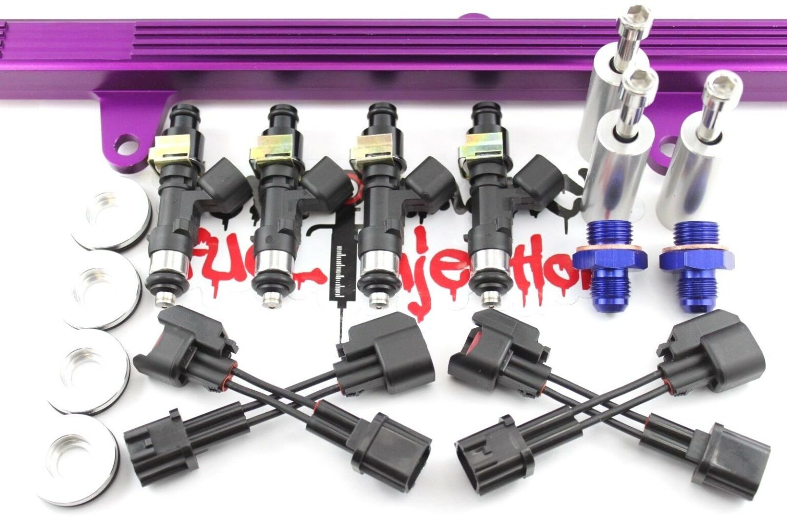 NEW! SR20DET S13 Top Feed Fuel Rail Conversion W/ BOSCH 650cc Fuel