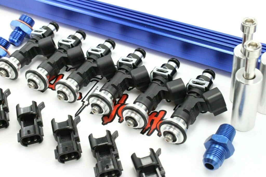 NEW 1JZGTE Top Feed Fuel Rail Conversion kit with BOSCH 1000cc Fuel