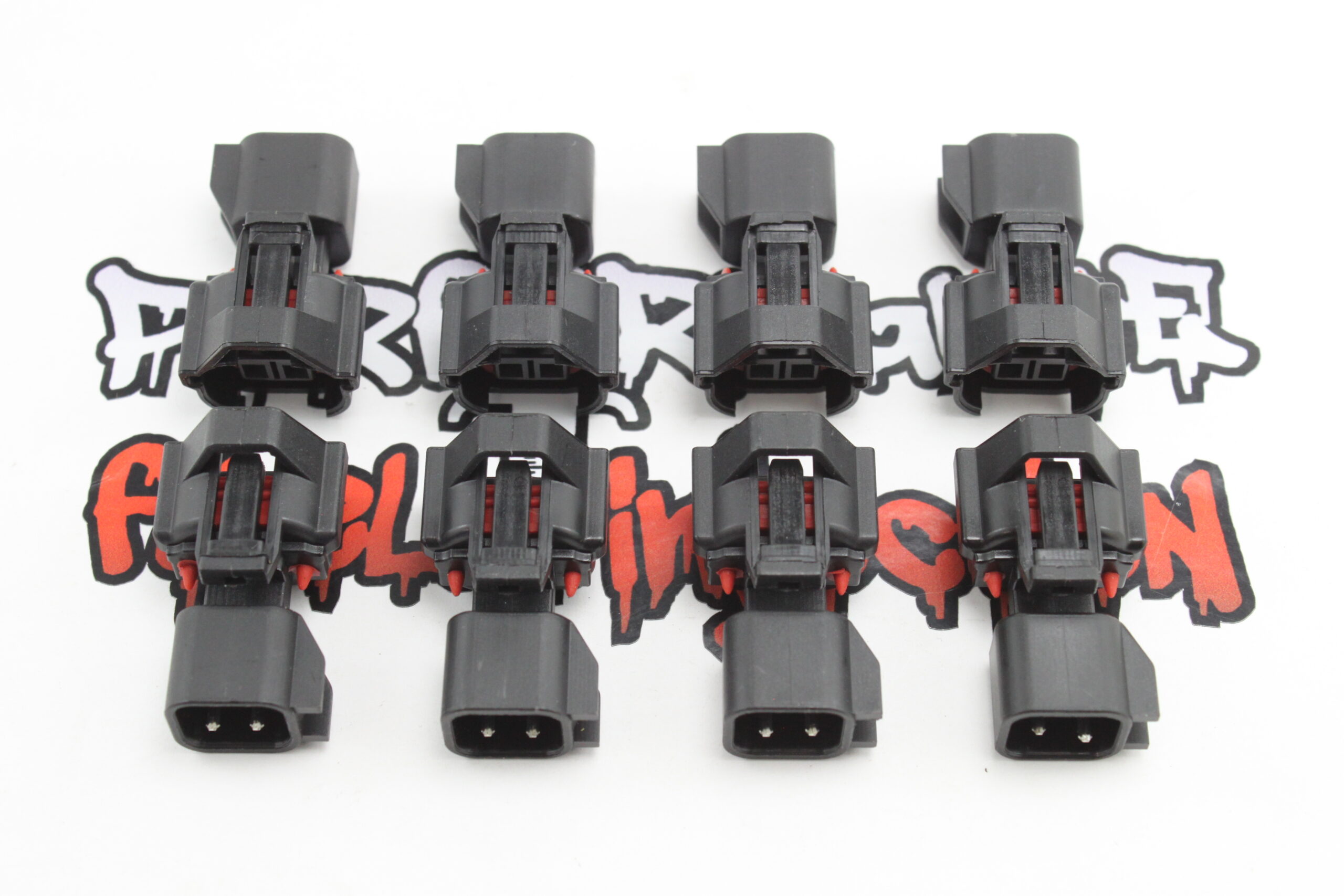 thumbnail interactive-video image 1 of PROGASKET Denso Female To EV6 Male Fuel Injector Connector Adapter – 8-Pack, 3.5 Inch Wires (GB5561, 1 Year Warranty) 1 of 6