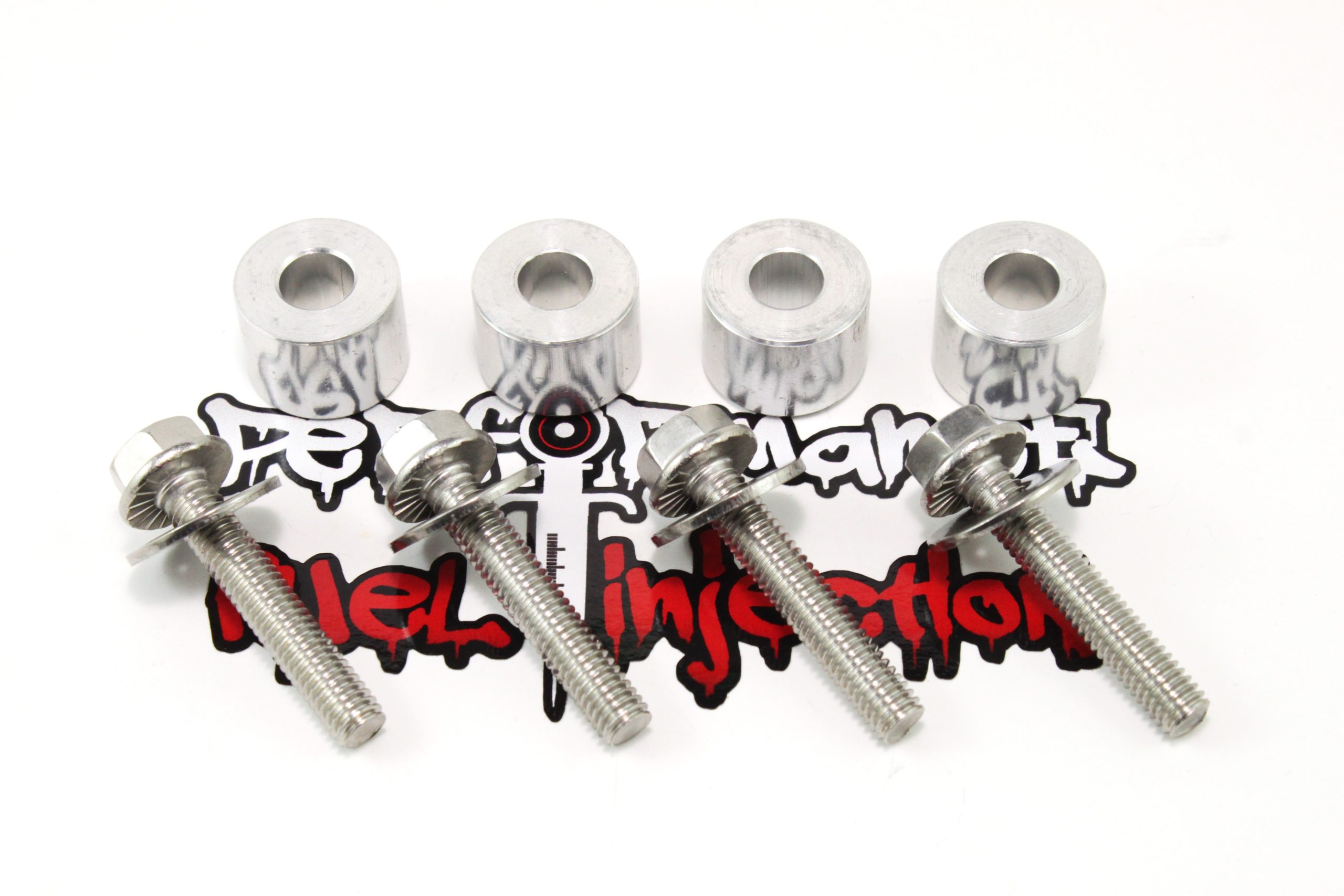 thumbnail image 2 of ICT Billet Fuel Injector Spacer Set Of 8 - Truck Intake To LS3 Injector Adapter 2 of 6