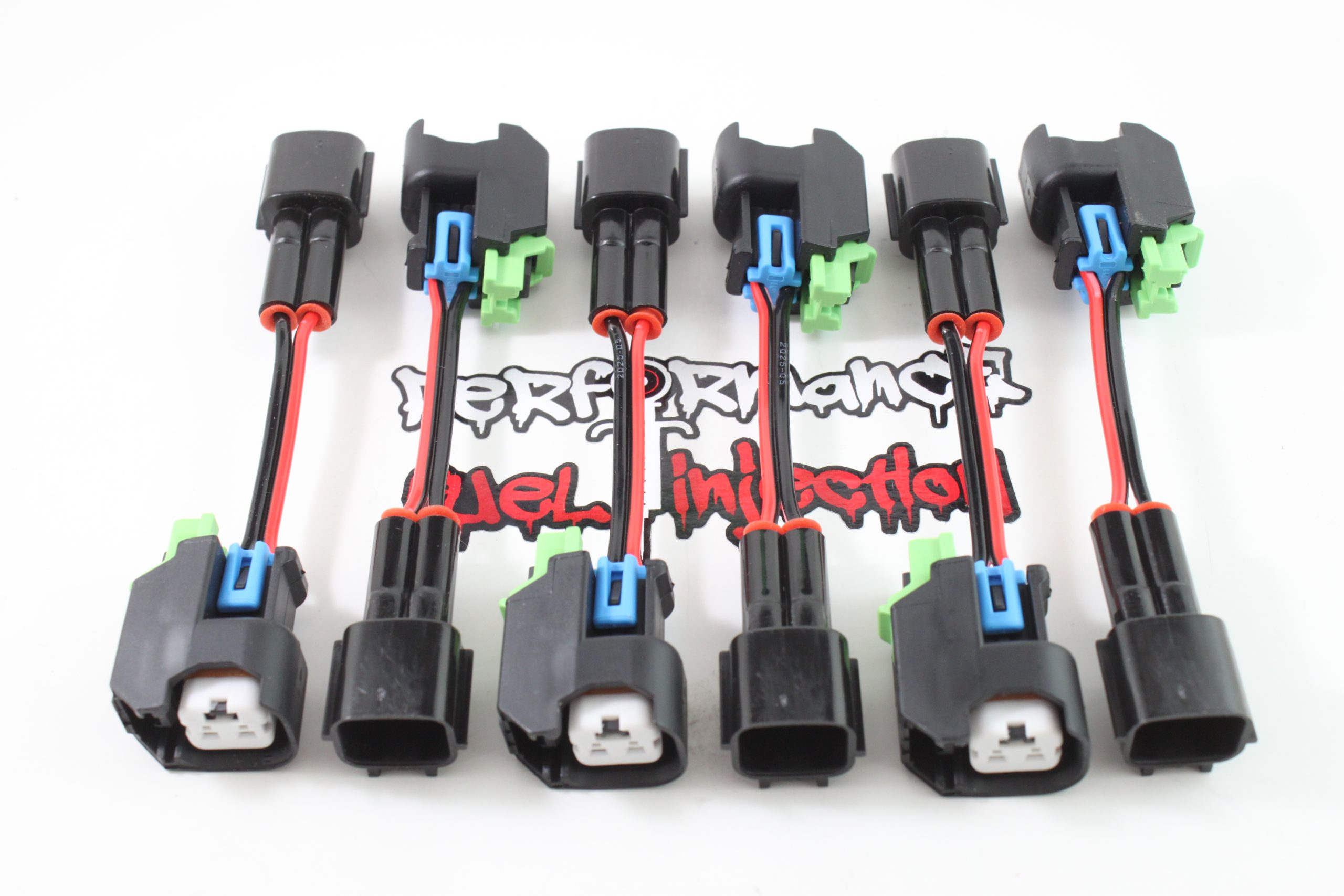 EV6 / EV14 to Nissan RB25 VG30 injector electrical adapters Skyline 300zx