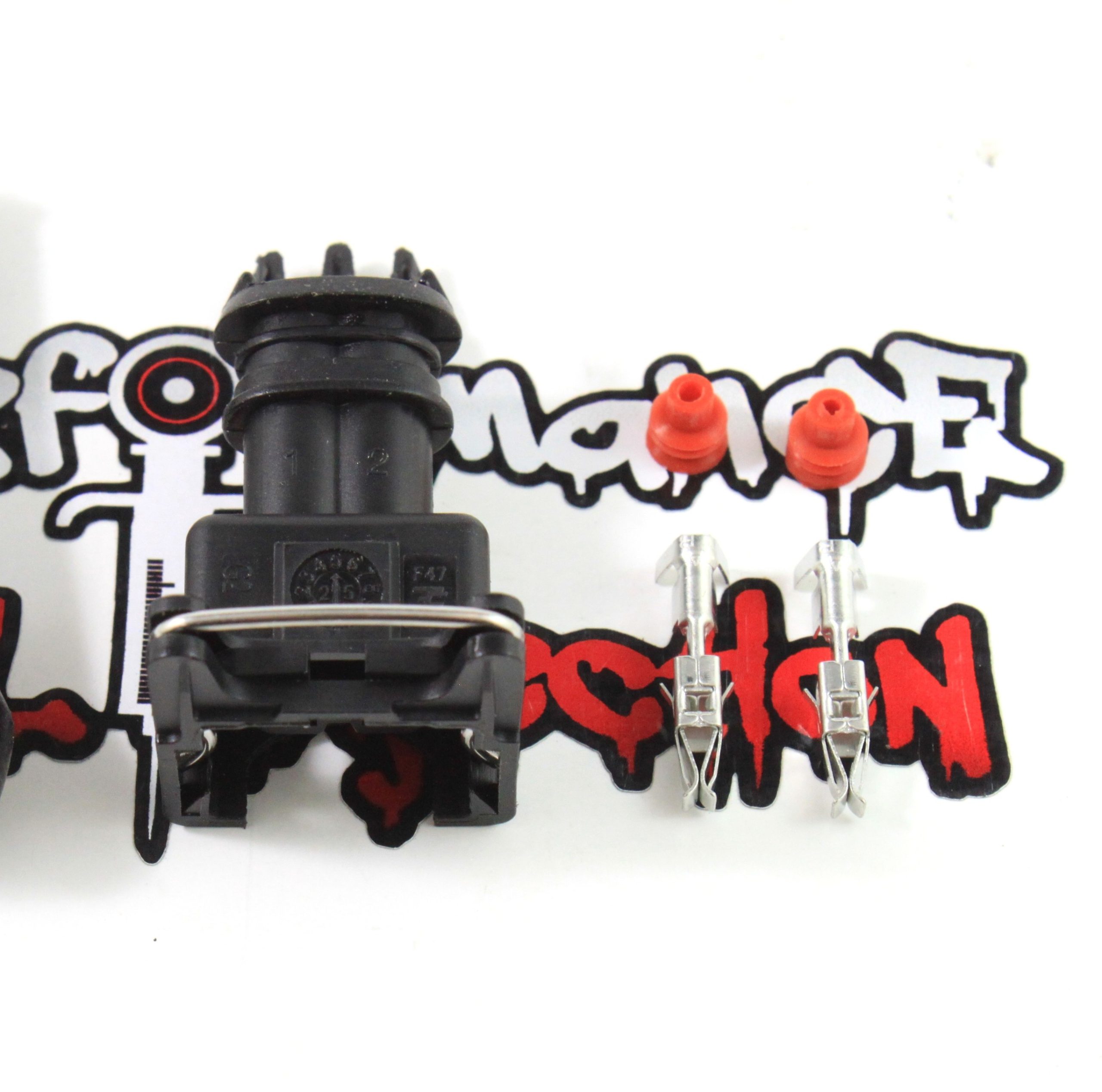 EV1 / Jetronic Fuel Injector Connector - Pins & seals style