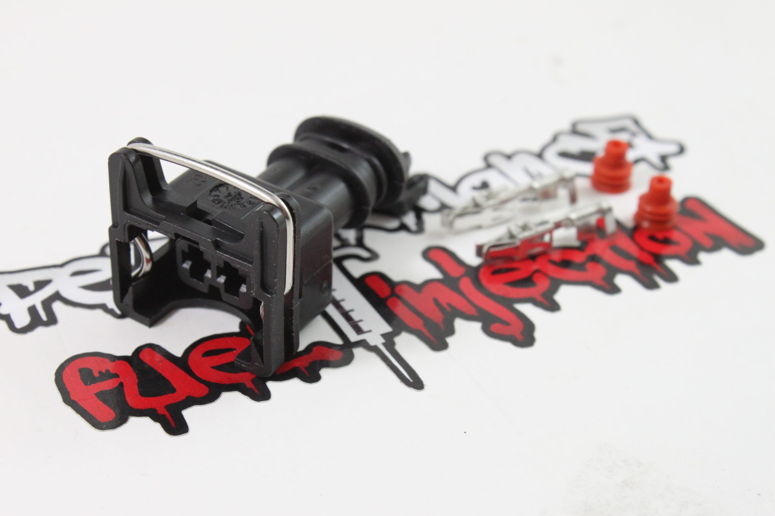 EV1 / Jetronic Fuel Injector Connector - Pins & seals style - Image 7